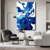 Painting by Numbers Abstract Art Blue Line III